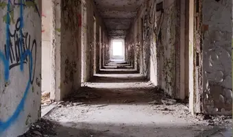 Opuszczona bursa szkolna, Katowice - Szopienice