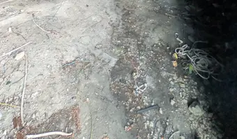 Trzy opuszczone budynki