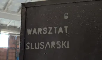 Szpitalna warsztatownia.