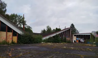 Hala Targowa na skraju Parku Śląskiego