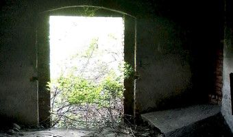 Ruiny gorzelni., Dąbrówka Górna,