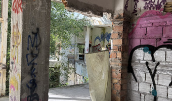 Opuszczony ośrodek wypoczynkowy Wieżyca,