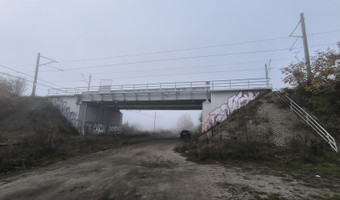 Opuszczony most.