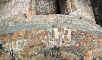 Ceglana wieża artyleryjska znana jako Fort Malakoff., Głogów
