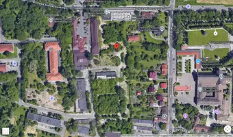 Mały budynek przy szpitalu