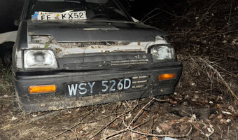 Opuszczony parking policyjny,