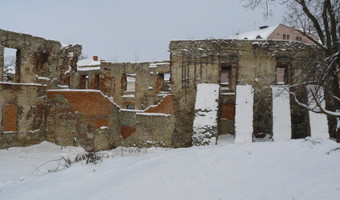 Ruiny zamku, Strzelce Opolskie,