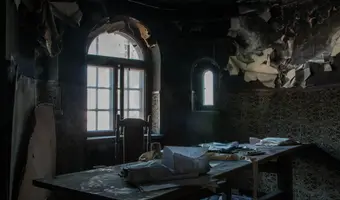 Opuszczona restauracja Baszta (willa z XIX wieku)