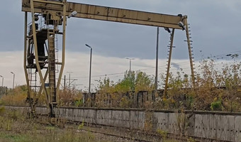 Opuszczona stacja kolejowa,