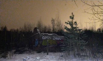 Spalone gospodarstwo w Łodzi