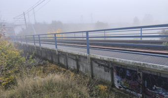 Opuszczony most.