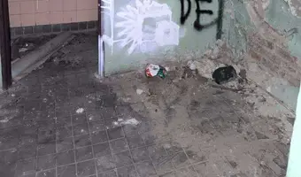 Opuszczona osiedlowa kotłownia