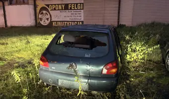 Opuszczony Ford Fiesta
