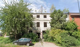 Opuszczony budynek biurowy zespołu fabrycznego (Sienkiewicza 161-163)