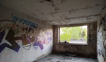 Opuszczona bursa szkolna, Katowice - Szopienice