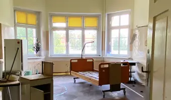 opuszczony szpital powiatowy