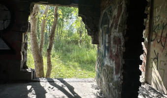 Opuszczony budynek przy torach, gliwice
