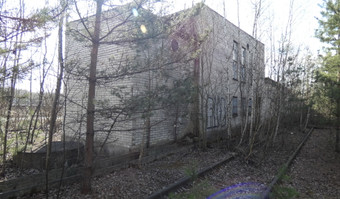 Opuszczony budynek kolejowy, Dąbrowa Górnicza,