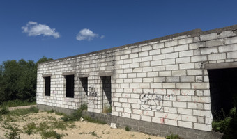 Niedokończony hotel , Osłonino,