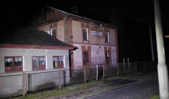 Opuszczona stacja kolejowa Pogórze PKP,
