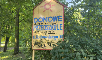 Opuszczone przedszkole.