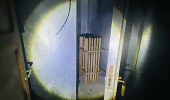 Opuszczona stołówka ośrodka wypoczynkowego