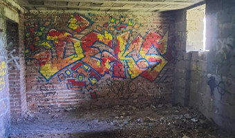 Opuszczony budynek przy torach, gliwice