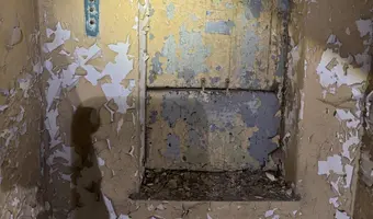 Opuszczone pomieszczenie techniczne sanatarium