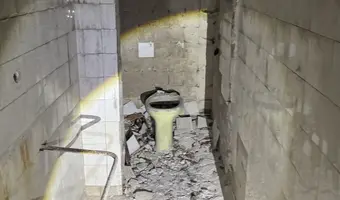 Opuszczone pomieszczenie techniczne sanatarium