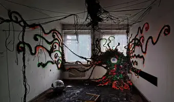 Opuszczony budynek biurowy - zdjęcie 4/4