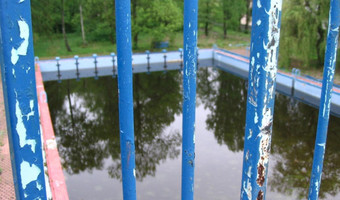 Opuszczony basen Budowlani, Łódź,