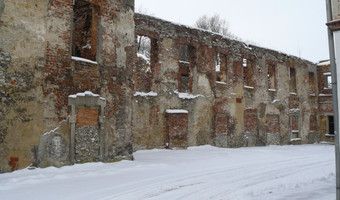 Ruiny zamku, Strzelce Opolskie,