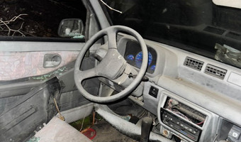 Opuszczony parking policyjny,