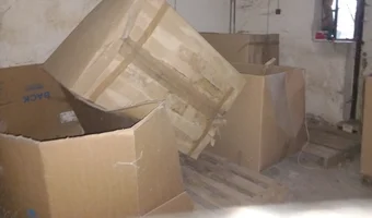 Opuszczony kompleks budynków