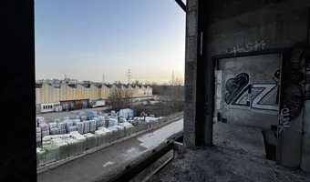 Opuszczona część budynku.( zakłady ursus) warszawa ursus