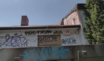 Duża opuszczona posesja