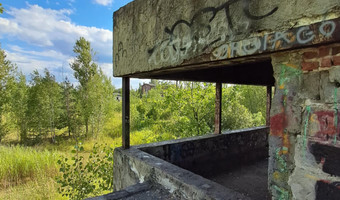 Opuszczony budynek przy torach, gliwice
