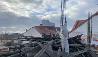 Niedokończony budynek Świrskiego siedlce