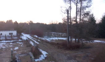 Opuszczony kompleks budynków