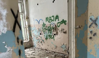 Opuszczony w i e l k i s z p i t a l rosyjski, legnica