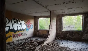 Opuszczona bursa szkolna, Katowice - Szopienice