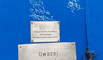 Opuszczona stacja kolejowa,