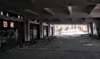 Opuszczone garaże Olsztyn