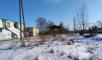 Opuszczony peron kolejowy w Łodzi