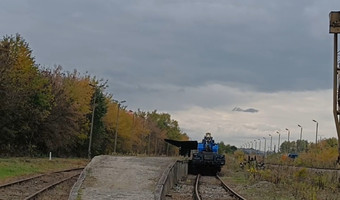 Opuszczona stacja kolejowa,