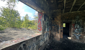 Opuszczony budynek przy torach, gliwice