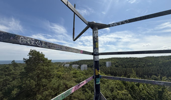 Wieża łączności - opuszczona, Sopot,