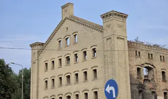 Stara rzeźnia, spalone spichlerze, Gdańsk