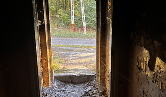 Budynek przy dawnym sanatorium