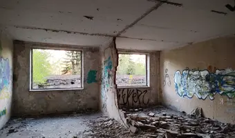 Opuszczona bursa szkolna, Katowice - Szopienice